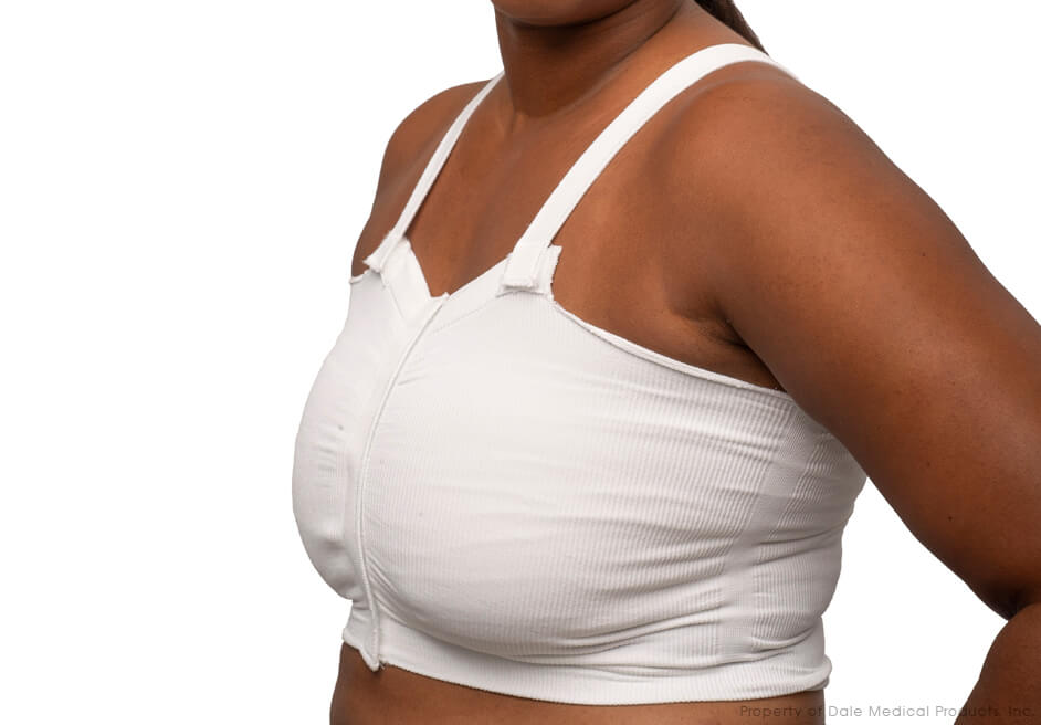 Dim nude post-op bra with removable pad